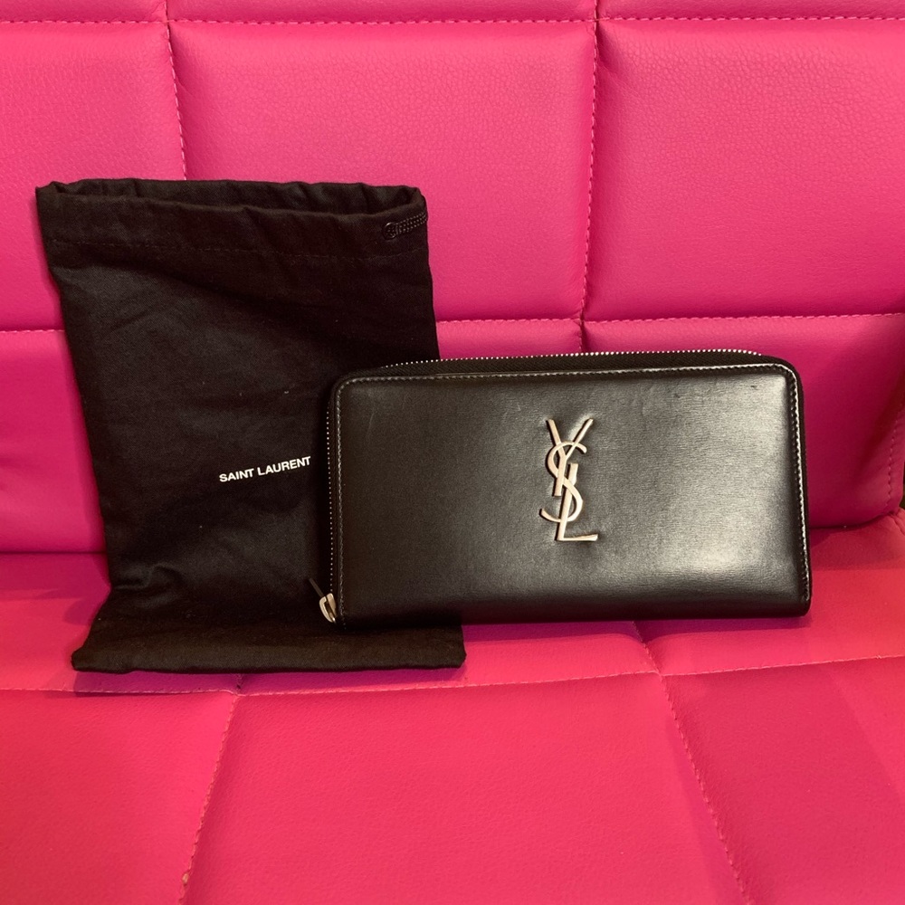 YSL zippy wallet